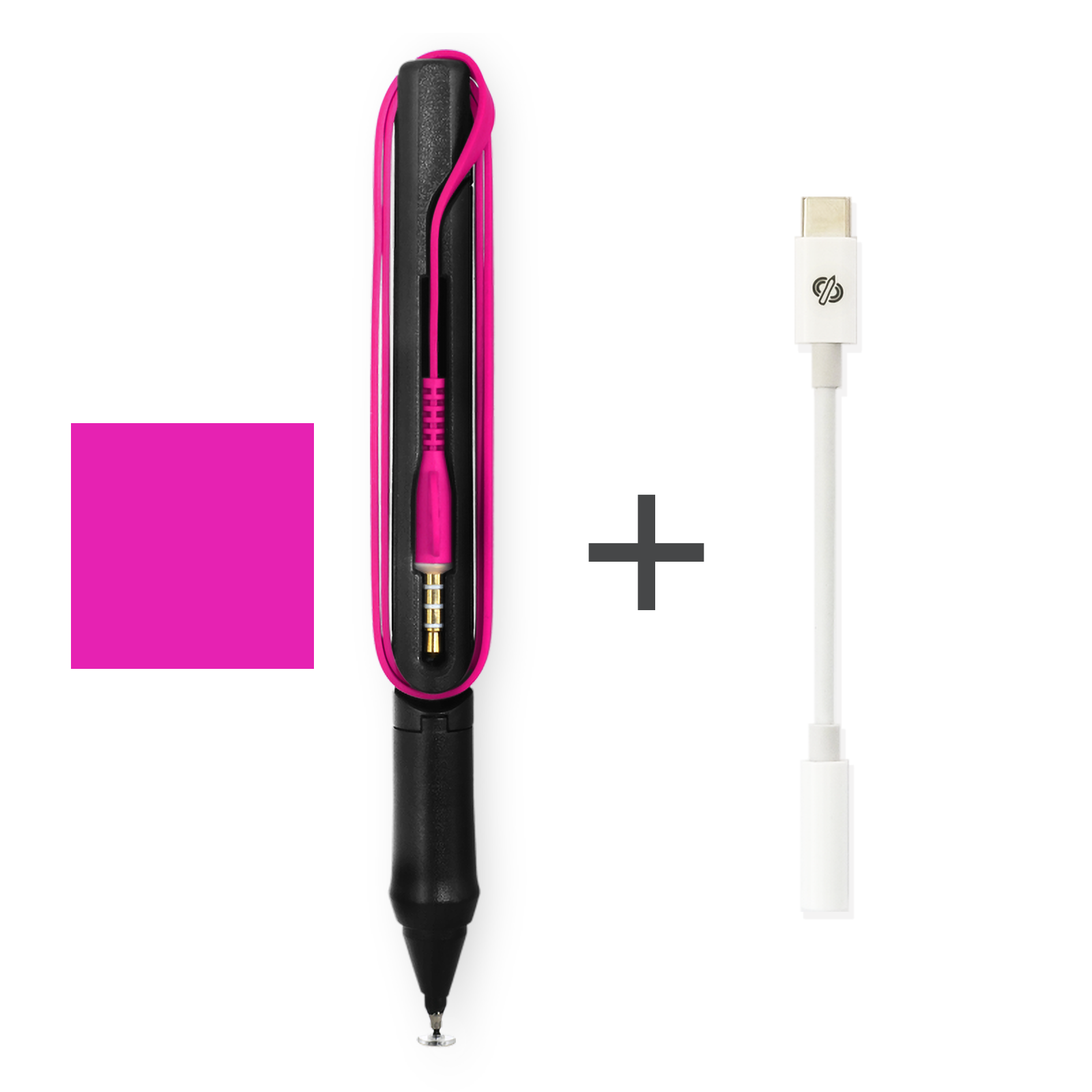 (RARE) Sonar Pen stylus (pink)- usable for Android & iOS